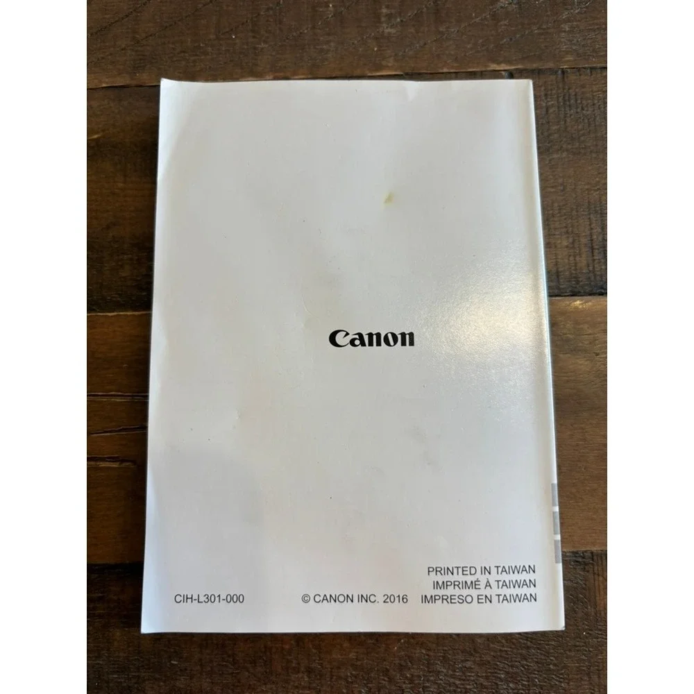 Canon‎ EOS Rebel T6 1300D Instruction Manual OS White Good Multilingual Guide